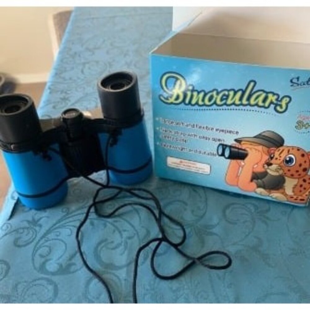 New Kids Binoculars Shock Proof Toy Binoculars Set for Age 3-12 Years Old